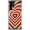 Autumn Heart Pattern Galaxy S22 Ultra Clear Case