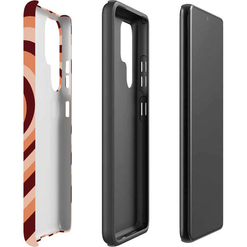 Autumn Heart Pattern Galaxy S22 Ultra Pro Case