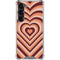 Autumn Heart Pattern Galaxy S23 Clear Case