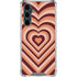 Autumn Heart Pattern Galaxy S23 FE Clear Case