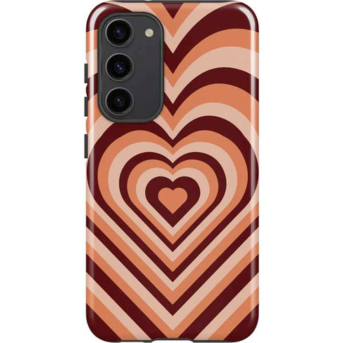Autumn Heart Pattern Galaxy S23 Plus Pro Case