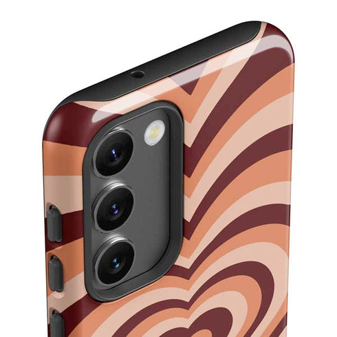 Autumn Heart Pattern Galaxy S23 Plus Pro Case