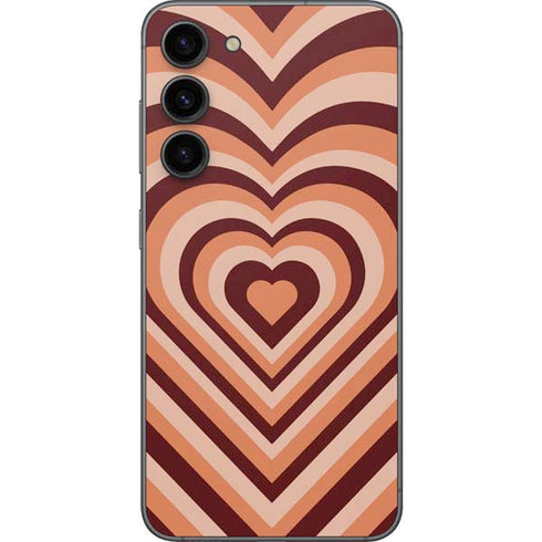 Autumn Heart Pattern Galaxy S23 Plus Skin