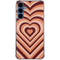 Autumn Heart Pattern Galaxy S24 Clear Case