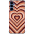 Autumn Heart Pattern Galaxy S24 Clear Case