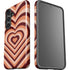 Autumn Heart Pattern Galaxy S24 Plus Impact Case