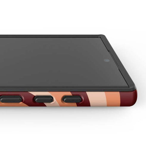 Autumn Heart Pattern Galaxy S24 Ultra Impact Case