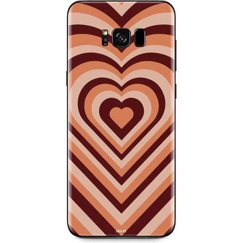Autumn Heart Pattern Galaxy S8 Skin