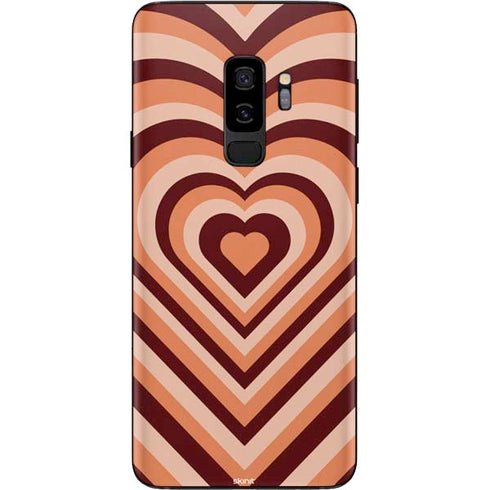 Autumn Heart Pattern Galaxy S9 Plus Skin