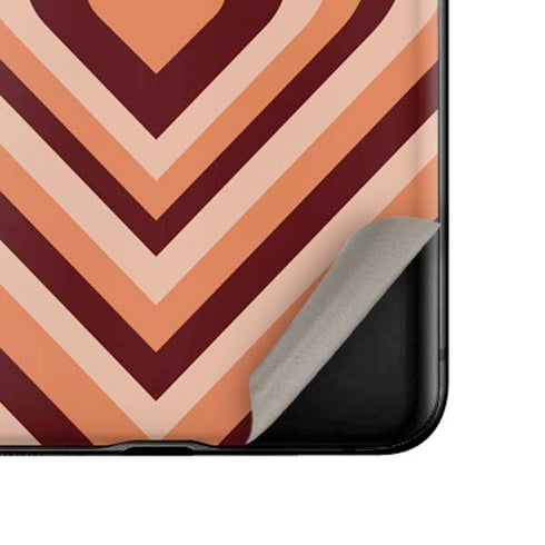 Autumn Heart Pattern Galaxy Z Flip Skin