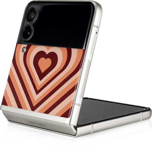 Autumn Heart Pattern Galaxy Z Flip3 5G Skin