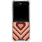 Autumn Heart Pattern Galaxy Z Flip5 5G Clear Case