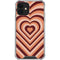 Autumn Heart Pattern iPhone 12 Clear Case