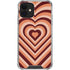 Autumn Heart Pattern iPhone 12 Clear Case