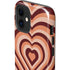 Autumn Heart Pattern iPhone 12 Impact Case