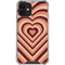 Autumn Heart Pattern iPhone 12 Mini Clear Case