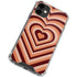 Autumn Heart Pattern iPhone 12 Mini Clear Case