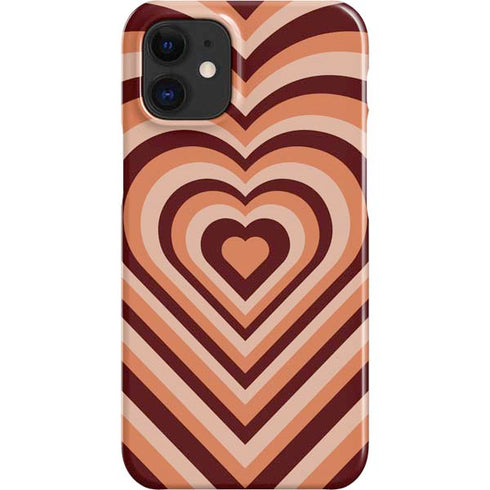 Autumn Heart Pattern iPhone 12 Mini Lite Case