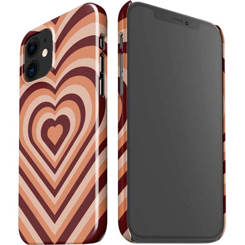 Autumn Heart Pattern iPhone 12 Mini Lite Case