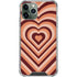 Autumn Heart Pattern iPhone 12 Pro Clear Case