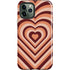 Autumn Heart Pattern iPhone 12 Pro Impact Case