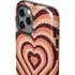 Autumn Heart Pattern iPhone 12 Pro Impact Case