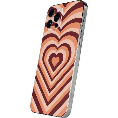 Autumn Heart Pattern iPhone 12 Pro Max Skin
