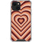 Autumn Heart Pattern iPhone 13 Clear Case