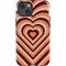 Autumn Heart Pattern iPhone 13 Impact Case