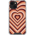 Autumn Heart Pattern iPhone 13 Mini Clear Case