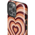 Autumn Heart Pattern iPhone 13 Pro Max Impact Case