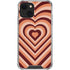 Autumn Heart Pattern iPhone 14 Clear Case