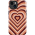 Autumn Heart Pattern iPhone 14 Plus Impact Case