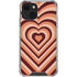Autumn Heart Pattern iPhone 14 Plus Clear Case