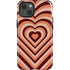 Autumn Heart Pattern iPhone 15 Impact Case