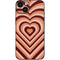 Autumn Heart Pattern iPhone 14 Plus Skin