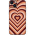 Autumn Heart Pattern iPhone 14 Plus Skin