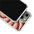 Autumn Heart Pattern iPhone 15 Pro Clear Case