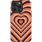 Autumn Heart Pattern iPhone 14 Pro Impact Case