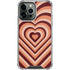 Autumn Heart Pattern iPhone 14 Pro Max Clear Case