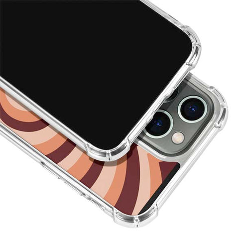 Autumn Heart Pattern iPhone 15 Pro Max Clear Case
