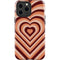 Autumn Heart Pattern iPhone 15 Pro Max Impact Case
