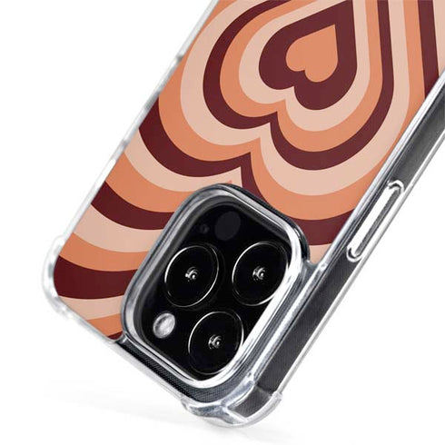 Autumn Heart Pattern iPhone 14 Pro Max MagSafe Case