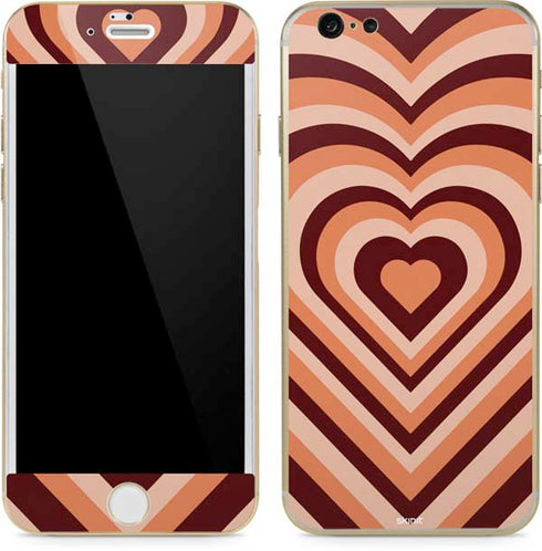Autumn Heart Pattern iPhone 6/6s Skin