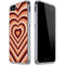 Autumn Heart Pattern iPhone SE (2nd & 3rd Gen) Clear Case