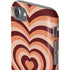 Autumn Heart Pattern iPhone SE (2nd & 3rd Gen) Pro Case