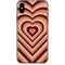 Autumn Heart Pattern iPhone X Skin