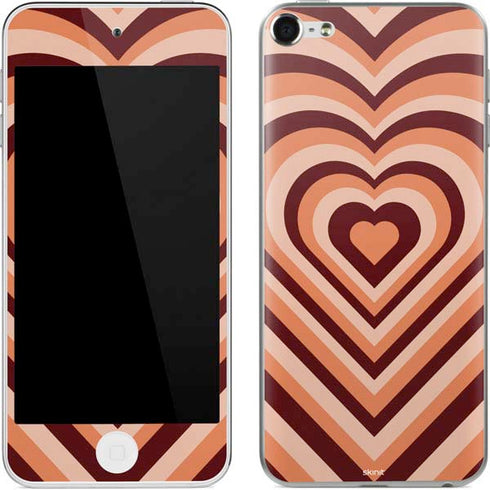 Autumn Heart Pattern Apple iPod Skin