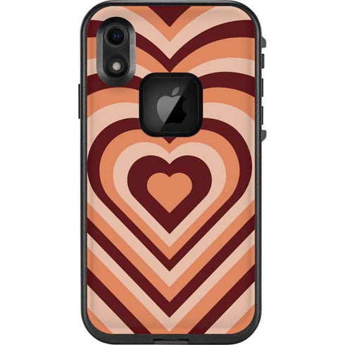 Autumn Heart Pattern LifeProof Fre iPhone Skin