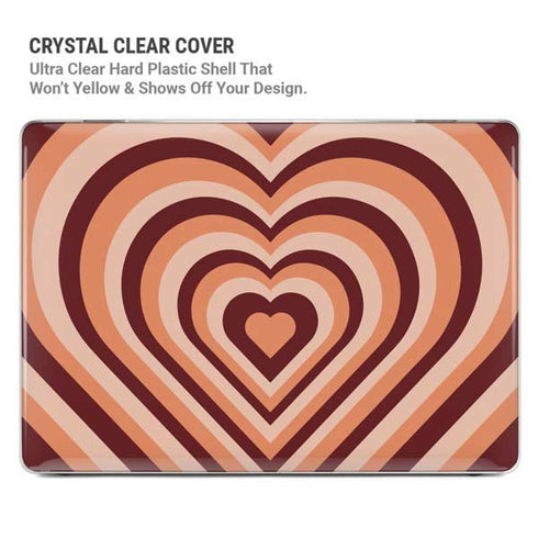 Autumn Heart Pattern MacBook Air 13in M1 (2021) Case plus Skin